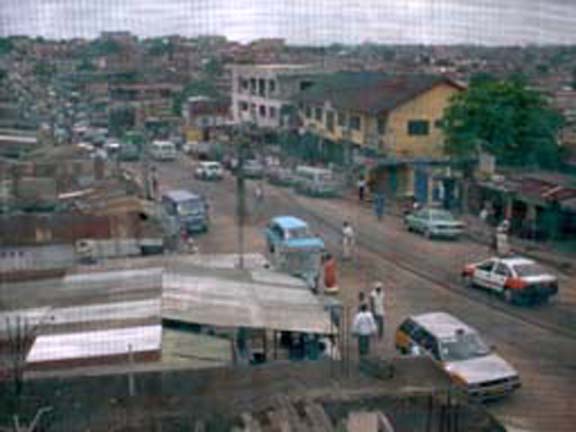 Street shot of Accra