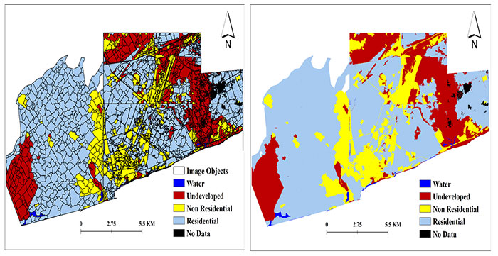 LCLU classification for Accra, 2010