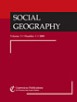 Cover of Social Geography Journal